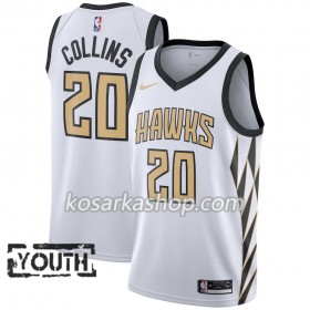 Dres Atlanta Hawks John Collins 20 Nike 2018-19 City Edition Bijela Swingman - Dječji